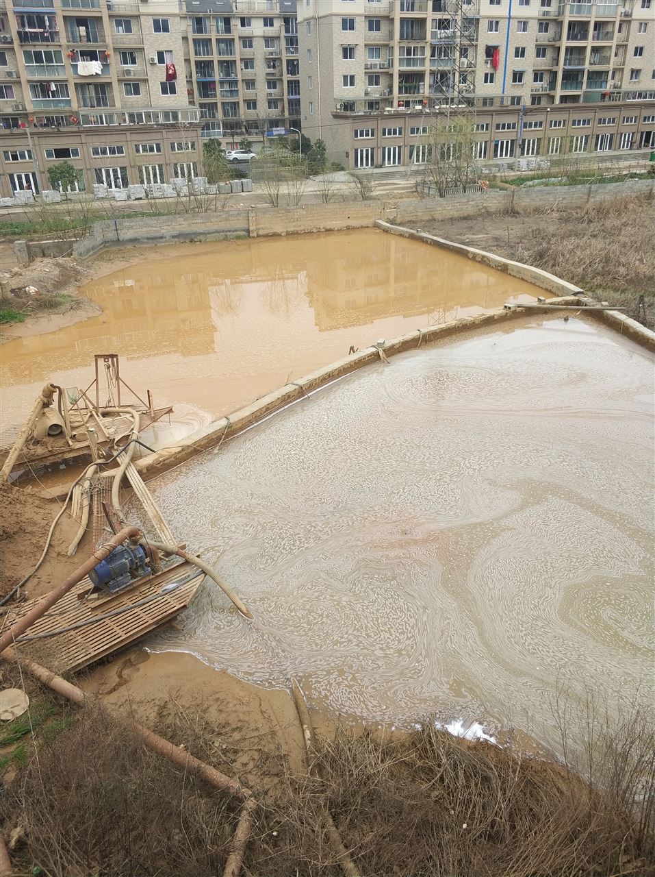 海阳沉淀池淤泥清理-厂区废水池淤泥清淤